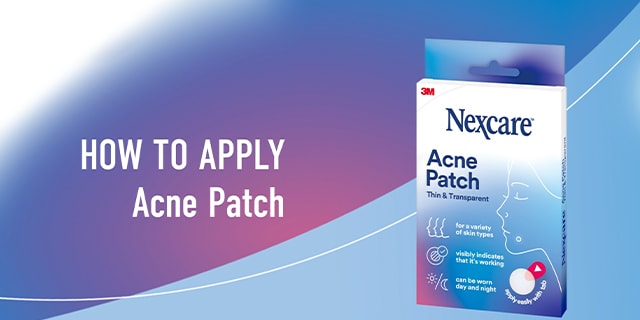 Nexcare™ Thin & Transparent Acne Patch.
