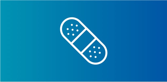 An icon of a bandage.

